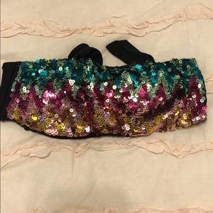 Sequins Swim Top